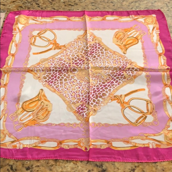 New silk scarf, face mask, headband - Picture 5 of 6